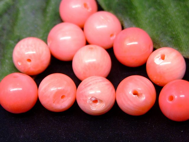 g3-344B　　今月の半額 わけあり ピンク珊瑚 8mm 1粒売り サンゴ コーラル 染め 送料無料有 アフリカ産 天然石 パワーストーン