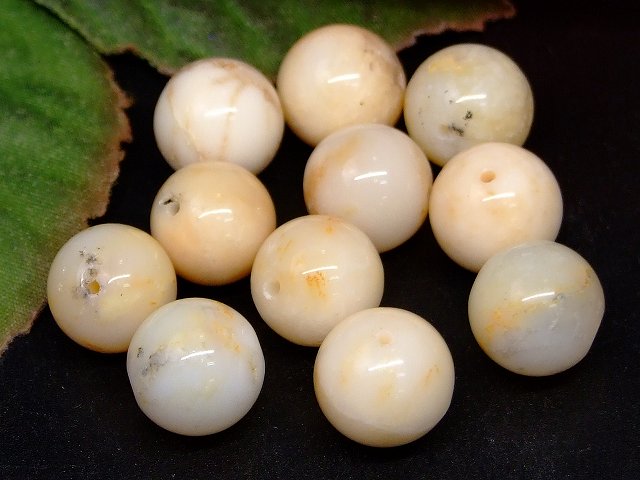 68029　　今月の半額 わけあり イエロー オパール 12mm 1粒売り 蛋白石 送料無料有 ブラジル産 天然石 パワーストーン