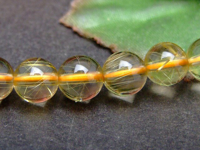 55313 　今月の半額 1粒売り 6mm AA タイチンルチルクォーツ 針水晶 送料無料有 ブラジル産 天然石 パワーストーン