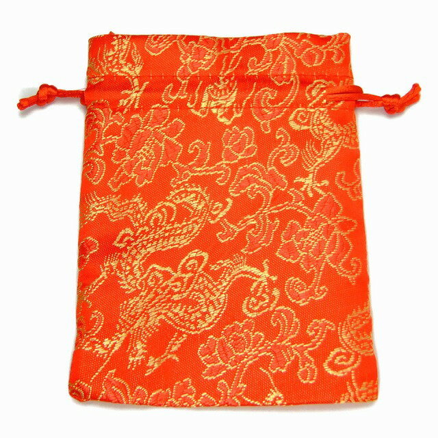 レッド花模様　 ポーチ 12枚セット Mサイズ 12×10cm 巾着袋 結婚式 ジュエリーポーチ アクセサリー入れ..