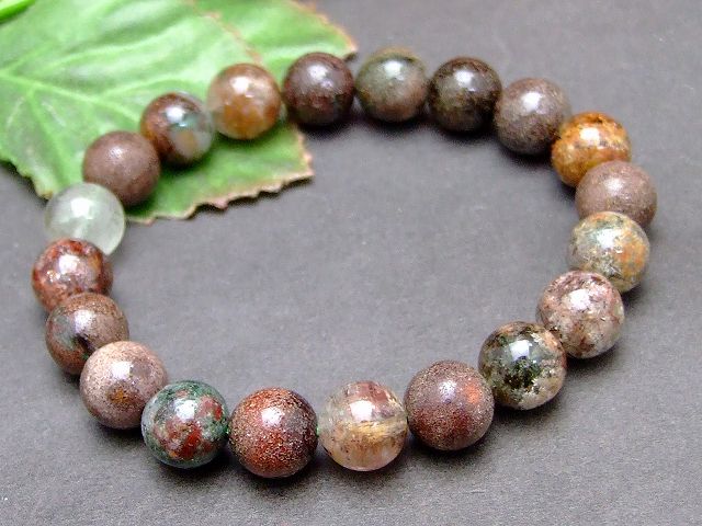 57545 7mm ガーデンクォーツ 水晶 ブレスレット 内径16.5cm ポーチ付き 送料無料 鑑別済・本物保証 ブラジル産 天然石 パワーストーン