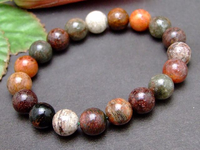 57554　10mm ガーデン 水晶 ガーデンクォーツ ブレスレット 内径17cm ポーチ付き 送料無料 鑑別済・本..