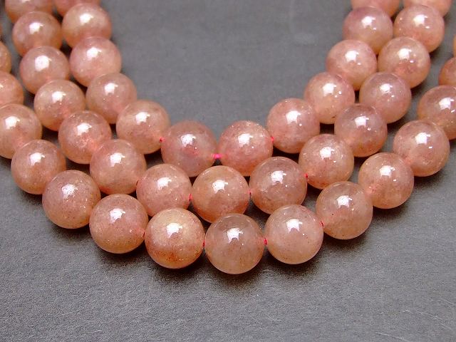 g3-660N　　ストロベリークォーツ 10mm A 1連39cm 通し針、解説書、1mゴム付き 送料無料 天然石 パワーストーン