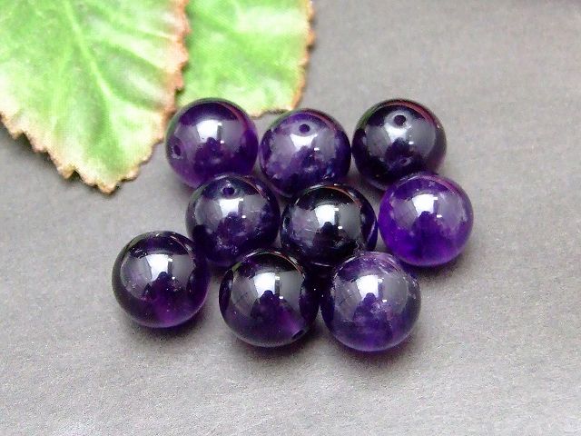 g3-558W　　今月の半額 アメジスト 紫水晶 11mm AAA 1粒売り 送料無料有 ブラジル産 天然石 パワーストーン