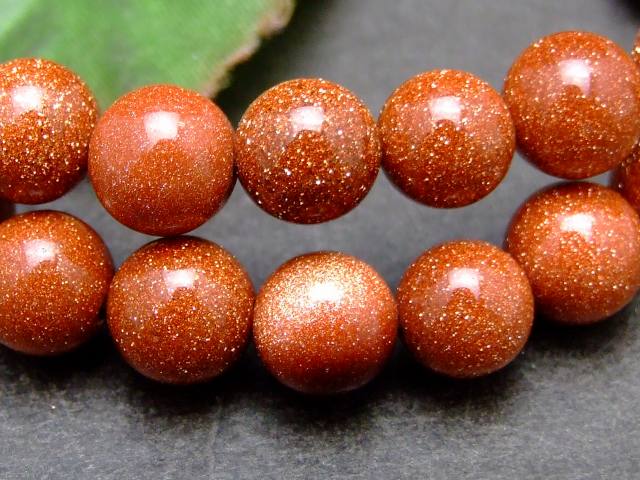 31101A　　ゴールドストーン 茶金石 8mm 5A ブレスレット 内径選択可能 送料無料有 人工石 パワーストーン