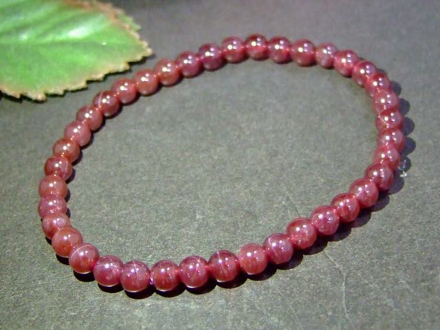 g3-510F　　スターガーネット 4mm AAA ブレスレット 内径選択可能 送料無料 インド産 天然石 パワーストーン