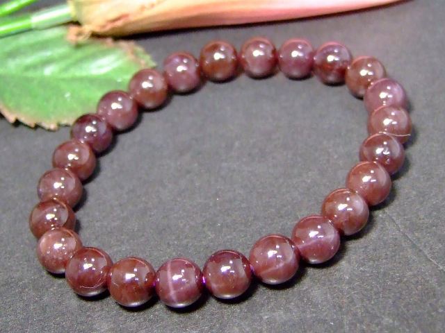 g3-510K　　スターガーネット 8mm AAA ブレスレット 内径選択可能 送料無料 インド産 天然石 パワーストーン
