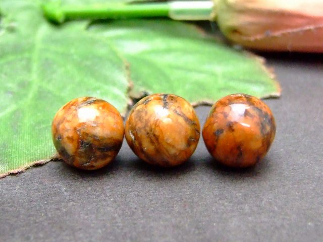 g3-2229A　　わけあり 硅化木 11mm 1粒売り 木化石 送料無料有 天然石 パワーストーン