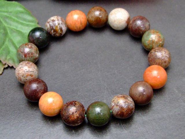 57589　　12mm ガーデン 水晶 ガーデンクォーツ ブレスレット 内径18cm 鑑別済・本物保証 ポーチ付き 送料無料 天然石 パワーストーン