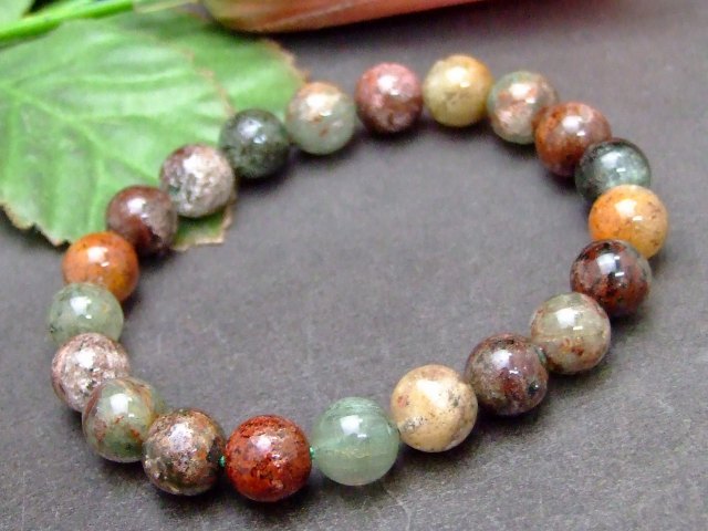 57533　　ガーデンクォーツ 水晶 9mm ブレスレット 内径17cm ポーチ付き 送料無料 天然石 パワーストーン