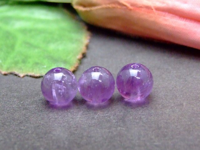g3-558H　　アメジスト 紫水晶 8mm AA 1粒売り 送料無料有 ブラジル産 天然石 パワーストーン