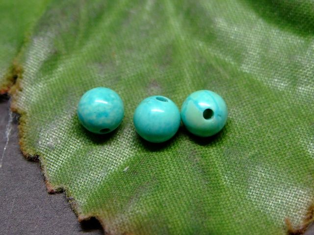 g3-332C　　　4mm ターコイズ トルコ石 1粒売り 送料無料有 アメリカ産 天然石 パワーストーン