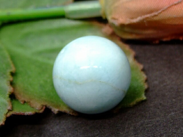 61415　　今月80％off わけあり ラリマー 16mm 1粒売り ドミニカ共和国産 鑑別済 本物保証 送料無料 天然石 パワーストーン