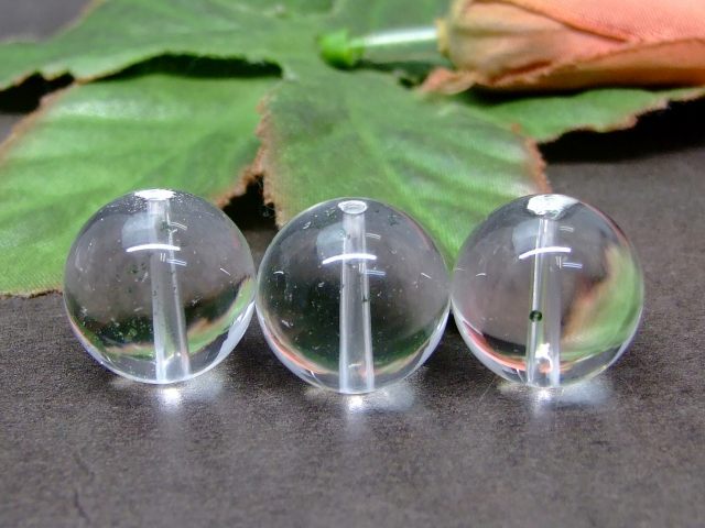 62135　　今月の半額 ガーデン入り 水晶 16mm 1粒売り クリスタル クォーツ 送料無料有 ブラジル産 天然石 パワーストーン