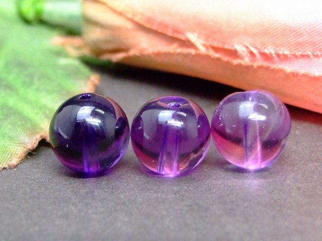 g3-58S　　今月の半額 わけあり 10mm 1粒売り アメジスト 紫水晶 送料無料有 ブラジル産 天然石 パワーストーン