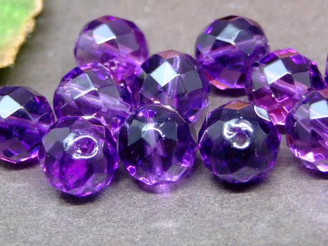 g3-67W　　今月の半額 わけあり 10mm カット 1粒売り アメジスト 紫水晶 送料無料有 ブラジル産 天然石 パワーストーン