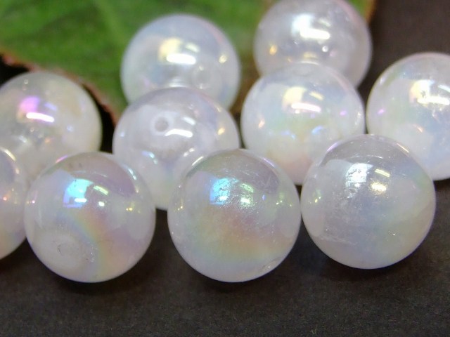 62306　　今月40％OFF わけあり 12mm 1粒売り ローズオーラ ローズクォーツ アクアオーラ 送料無料有 ブラジル産 天然石 パワーストーン