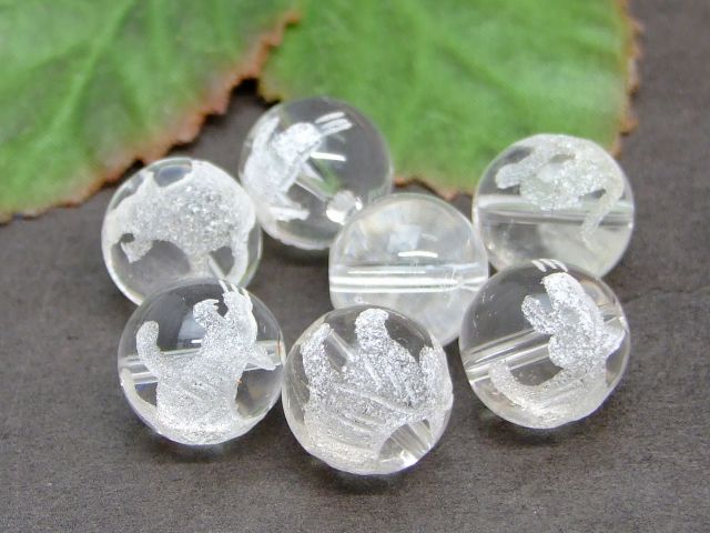 【天珠ビーズ】老天珠1.4cm 大人 【パワーストーン 天然石 アクセサリー】