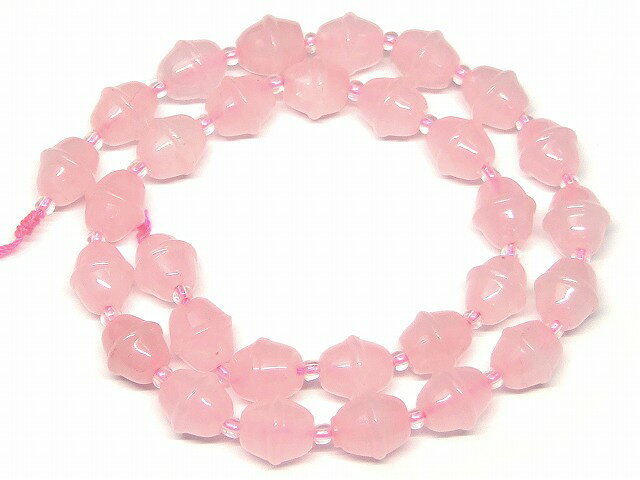 Fortune Telling - g3-81M　　ローズクォーツ 紅水晶 11mm×10mm アクアオーラ 3mm×2mm 1連39cm 通し針、解説書、1mゴム付き 送料無料 天然石 パワーストーン