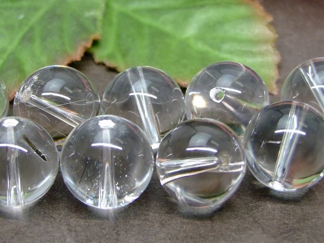 64088　　今月の半額 針入り 水晶 14mm A 1粒売り クリスタル クォーツ 送料無料有 ブラジル産 天然石 パワーストーン