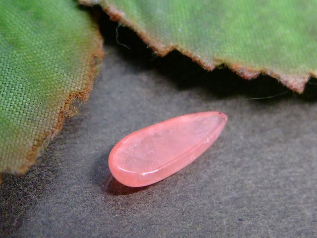 64308　　アイスインカローズ 12mm×5mm 5A 1個売り ルース 裸石 穴なし ペンダントトップにも 送料無料 アルゼンチン産 天然石 パワーストーン