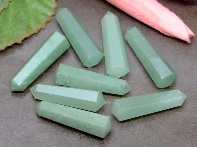 65248　　アベンチュリン 30mm×8mm 1個売り ダブルポイント 送料無料有 天然石 パワーストーン