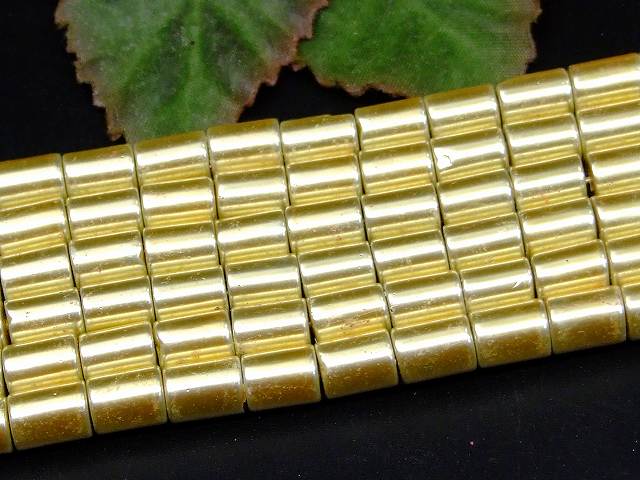 H3-32A　　工場処分品特価 今月半額以下 わけあり ゴールド ヘマタイト 磁気有 8mm...