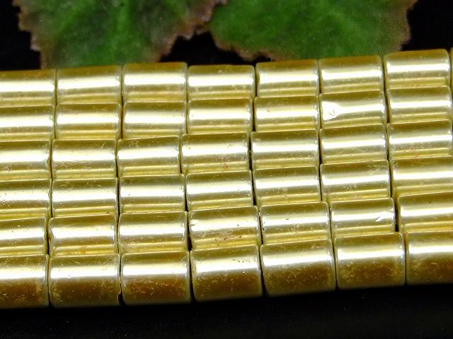 H3-32A　　工場処分品特価 今月半額以下 わけあり ゴールド ヘマタイト 磁気有 8mm...