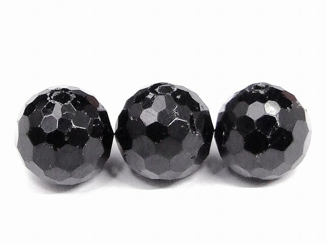乐天商城 - 68809　　今月の半額 わけあり ブラックスピネル 8mm 128面カット 1粒売り 送料無料有 スリランカ産 天然石 パワーストーン