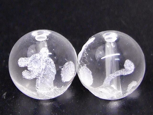 68407　　今月30%off わけあり 水晶 10mm 1粒売り 白虎彫り 素彫り クリスタル クォーツ 送料無料有 ブラジル産 天然石 パワーストーン