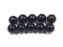 g3-486B ブラックオニキス 2mm 5A 10粒セット 送料無料有 ブラジル産 天然石 パワーストーン