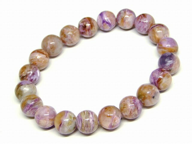 65416　　チャロアイト 10mm A+ ブレスレット 内径18cm ポーチ付き 送料無料 天然石 パワーストーン