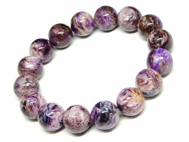 65463　　チャロアイト 13mm AA ブレスレット 内径18cm ポーチ付き 送料無料 天然石 パワーストーン