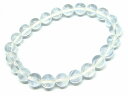 65737 エンジェルラダークォーツ エンジェルフェザークォーツ 8mm 3A ブレスレット 内径17cm フロー・グロース・クォーツ 水晶 ポーチ付き 送料...