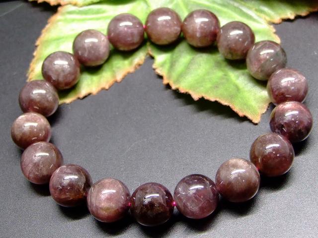 65562　　キャッツアイトルマリン 電気石 10mm 3A ブレスレット 内径17cm ポーチ付き 送料無料 ブラジル産 天然石 パワーストーン