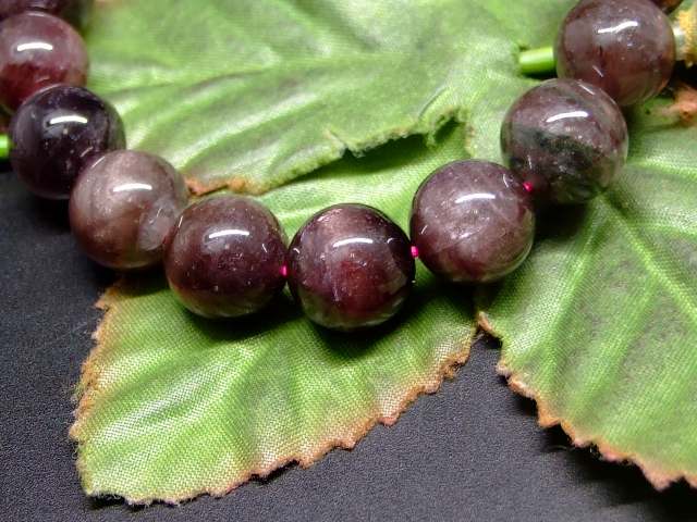 65562　　キャッツアイトルマリン 電気石 10mm 3A ブレスレット 内径17cm ポーチ付き 送料無料 ブラジル産 天然石 パワーストーン