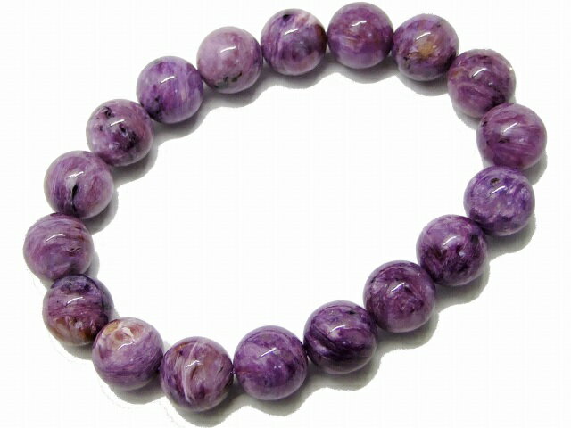 65402　　チャロアイト 11mm AAAA ブレスレット 内径17cm ポーチ付き 送料無料 天然石 パワーストーン