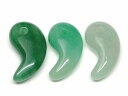 63596 今月30%OFF わけあり 勾玉 アベンチュリン 31×17mm 1個売り 送料無料有 天然石 パワーストーン