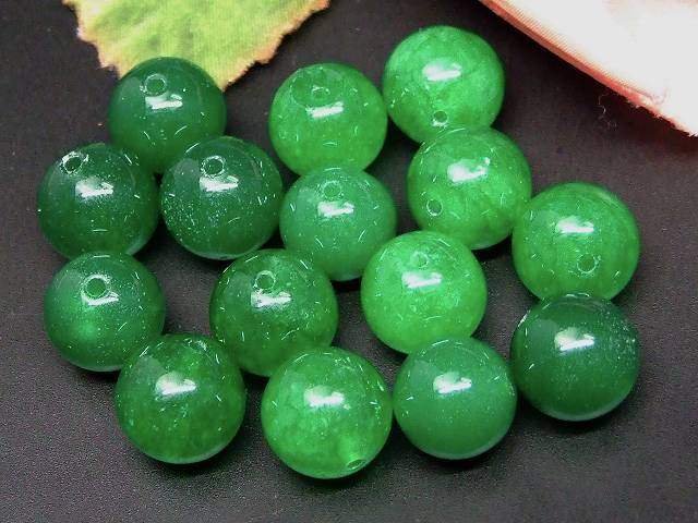 66412　　今月の半額 わけあり 濃緑翡翠 12mm 1粒売り グリーンヒスイ ジェイド ジェード 送料無料有 天然石 パワーストーン