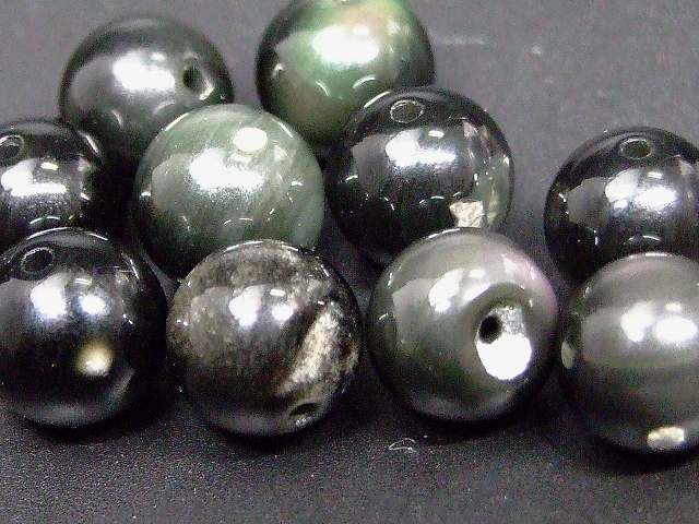 66413E　　今月の半額 わけあり オブシディアン 16mm 1粒売り 黒曜石 アメリカ産 送料無料有 天然石 パワーストーン