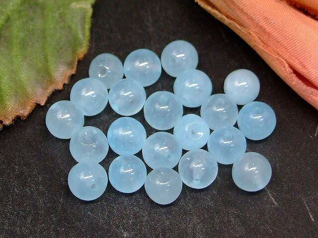 66835C　　今月の半額 わけあり 水色ヒスイ 6mm 1粒売り 翡翠 ジェイド ジェード 送料無料有 天然石 パワーストーン