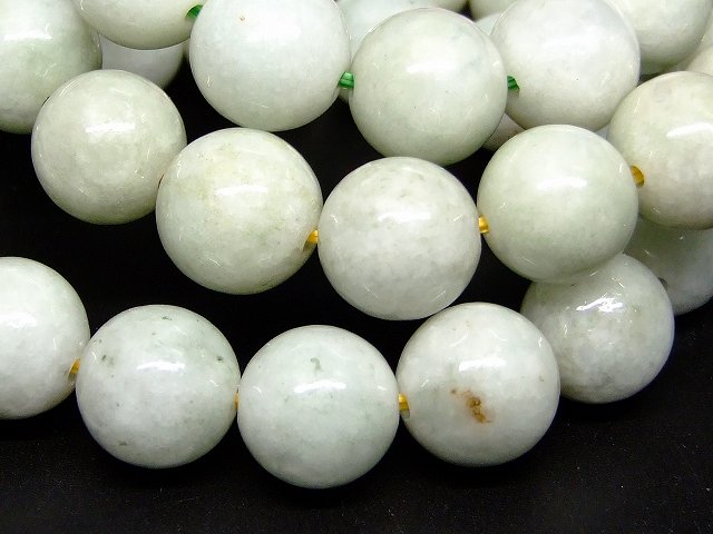 g3-17A　　ミャンマー翡翠 ヒスイ 14mm A ブレスレット 内径17cm 鑑別済・本物保証 ポーチ付き 送料無料 ミャンマー産 天然石 パワーストーン