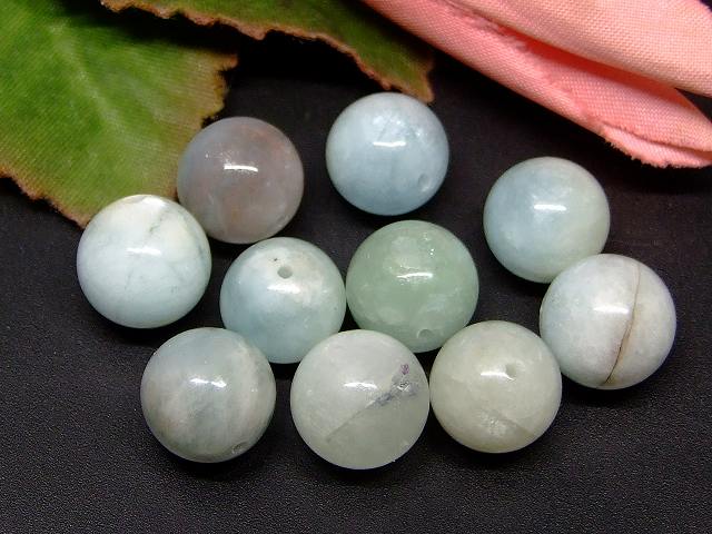 66003　　今月の半額 わけあり アクアマリン 10mm 1粒売り 送料無料有 ブラジル産 天然石 パワーストーン