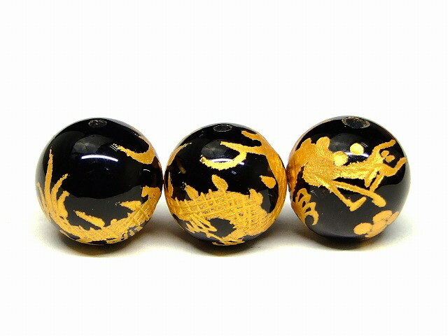 66030　　オニキス 14mm 1粒売り 龍 金彫り 送料無料有 ブラジル産 天然石 パワーストーン