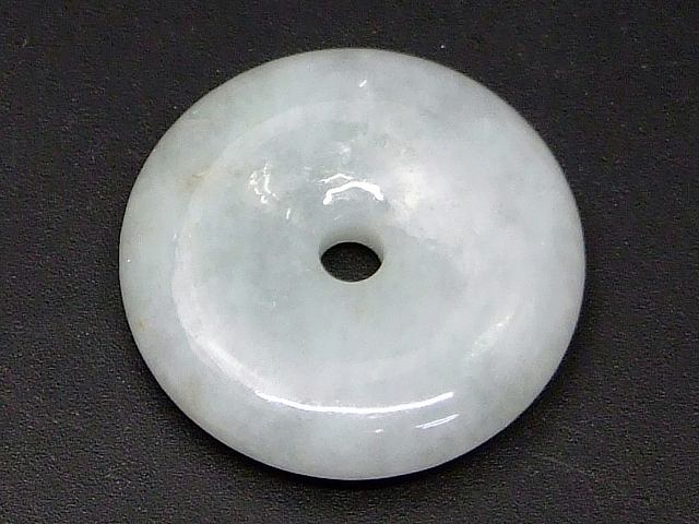 66508　　今月の半額 ミャンマー翡翠 21mm 1個売り ピーディスク 円盤 平安扣 カバン飾り お守り 送料無料 天然石 パワーストーン
