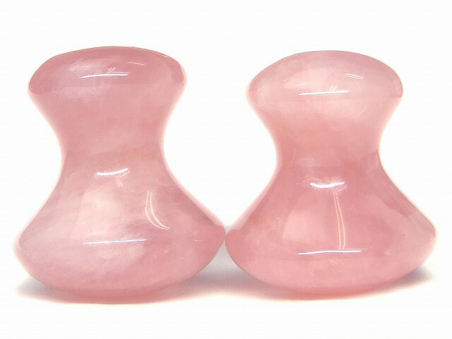 Fortune Telling - 66598　　今月の半額 わけあり ローズクォーツ 紅水晶 かっさ 40mm×34mm×25mm 1個売り ツボ押し マッサージ 送料無料 天然石 パワーストーン