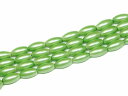 H3-6H 工場処分品特価 今月半額以下 わけあり ヘマタイト 黄緑 磁気あり 13mm×6mm 磁有 1連39cm 通し針、解説書、1mゴム付き 送料無料有 イギリス産 天然石 パワーストーン
