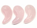 66488A 今月の半額 わけあり 勾玉 ローズクォーツ 紅水晶 31mm×17mm 1個売り 送料無料有 天然石 パワーストーン