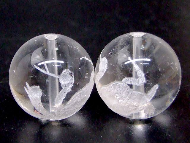乐天商城 - 68534　　今月30％OFF わけあり 水晶 20mm 1粒売り 玄武彫り 素彫り クリスタル クォーツ 送料無料有 ブラジル産 天然石 パワーストーン