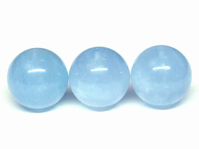 乐天商城 - 66798　　アクアマリン 11mm〜12mm AA+ 1粒売り 送料無料 ブラジル産 天然石 パワーストーン